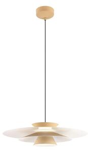 Redo 01-3003 - lustră LED FARGO suspendată pe cablu, 16,5 W, 230 V, diam. 50 cm, bej/alb