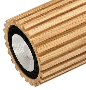Brilagi - Spot MODERN WOOD 3xGU10/8W/230V lemn/negru
