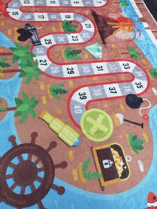 Covor de joaca , din burete pentru copii ,antiderapant BABY 80x150cm - Pirates Y016