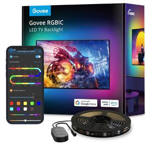 Govee - Iluminare LED inteligentă pentru TV 55-65" RGBIC Wi-Fi