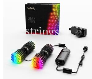 Twinkly TWS250STP-BEU - Ghirlandă LED RGB de exterior, 250 LED, 23,5 m, IP44, Wi-Fi