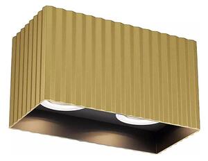 Redo 01-3411 - Spot aplicat DELPHI, 2xGU10/7W/230V, 16,1x8,1 cm, auriu