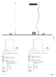 Redo 01-4301 - Lustră DUNE LED reglabilă pe cablu, 48W/230V, finisaj auriu