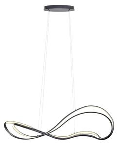 Redo 01-3599 - Lustră LED dimmabilă suspendată pe cablu TEMPEST LED/58W/230V, negru