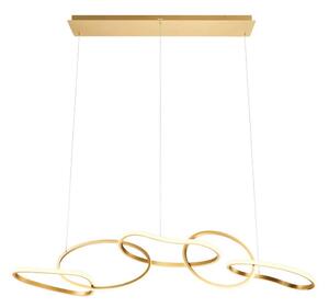Redo 01-3392 - Lustră LED dimerizabilă pe cablu BIAS LED/120W/230V auriu