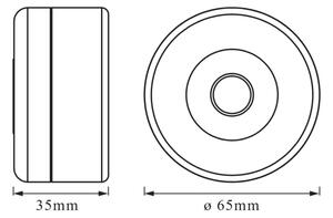 Osram - Lampă de veghe dimabilă DOT-IT LED/0,45W/5V