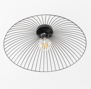 Brilagi - Lustră aplicată cu LED CERIA WIRE 1xE27/40W/230V, diametru 60 cm, neagră