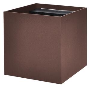 Brilagi - Aplică de exterior CUBE LED/6W/230V maro IP54