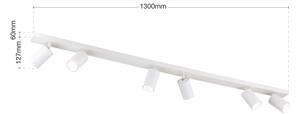 Orion - Plafonieră cu spoturi SEAN 6xGU10/13W/230V, alb