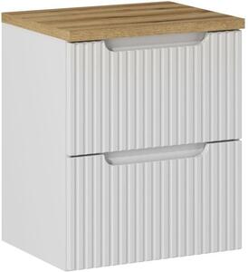 Set dulap Comad Nova White NOVA WHITE 82-50-2S, blat Comad Nova Oak NOVA OAK A 89-50