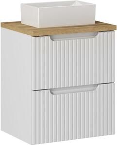 Set dulap Comad Nova White NOVA WHITE 82-50-2S, lavoar Comad Gaja UN-GAJA35-SW 78570A(35), NOVA OAK A 89-50