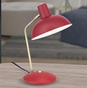 Orion - Lampă de masă FEDRA 1xE14/40W/230V roșu/alamă