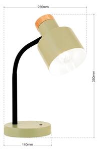 Orion - Lampă de masă GILI, 1 x E27, 40 W, 230 V, verde
