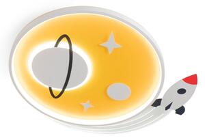 Brilagi -LED Plafonieră LED pentru copii STARSHIP LED/64W/230V 3000/4500K galbenă