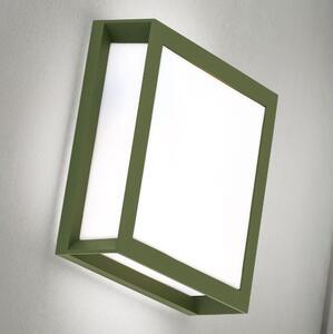 Orion - Corp de iluminat exterior HENRY 2xE27/15W/230V 26x26 cm IP44 verde