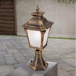 Orion - Lampă de exterior AIKO, 1xE27/60W/230V, 59 cm, IP23, bronz/patină
