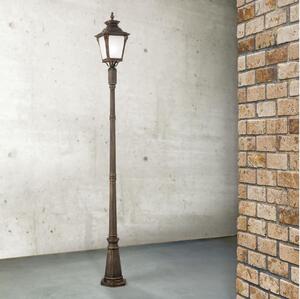 Orion - Lampă de exterior AIKO 1xE27/60W/230V 240 cm IP23 bronz/patină