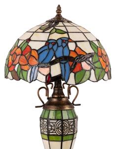 Brilagi - Lampă de masă Tiffany din vitralii JUNGLE 1xE27/60W/230V + 1xE14/40W