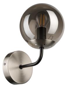 Brilagi - Lampă de perete MALIVA 1xE14/15W/230V crom mat/fumuriu