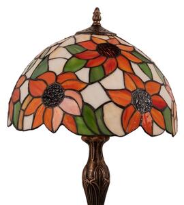 Brilagi - Lampă de masă Tiffany din vitralii SUNFLOWER 1xE27/60W/230V
