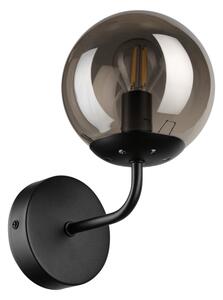 Brilagi - Lampă de perete MALIVA 1xE14/15W/230V negru/fumuriu