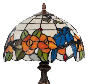 Brilagi - Lampă de masă Tiffany cu vitralii JUNGLE 1xE27/60W/230V