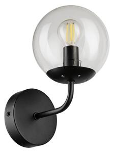 Brilagi - Lampă de perete MALIVA 1xE14/15W/230V negru/transparent