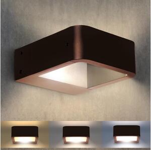 Brilagi - Corp de iluminat LED de exterior BARI LED/7W/230V 3000/4000/6000K maro IP54