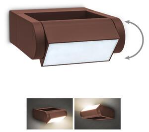 Brilagi - Aplica de perete pentru exterior CROTONE LED/7W/230V, maro, IP54