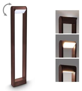 Brilagi - Lampă LED de exterior CROTONE, 7 W, 230 V, maro, IP54, 80 cm