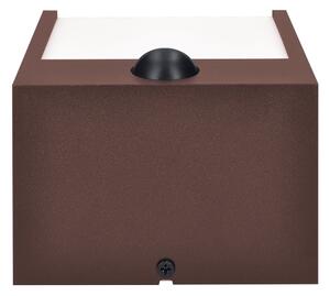 Brilagi-LED Aplică de exterior cu senzor TERNI, LED 12W, 230V, maro, IP44