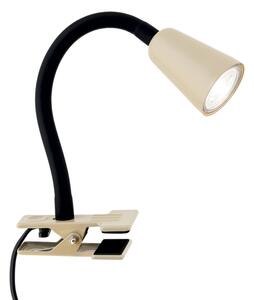 Orion DOTTY - Lampă de birou flexibilă cu clemă, 1xGU10/10W/230V, bej/negru