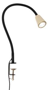 Orion - Lampă de birou flexibilă DOTTY cu clemă, 1xGU10/10W/230V, bej/negru