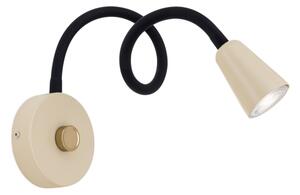 Orion - Aplică de perete flexibilă DOTTY, dimerizabilă, 1xGU10/10W/230V, bej/negru