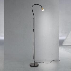 Orion - Lampă de podea flexibilă DOTTY 1xGU10/10W/230V negru/alamă