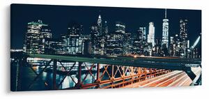 Tablou - Oraș de noapte (120x50 cm)
