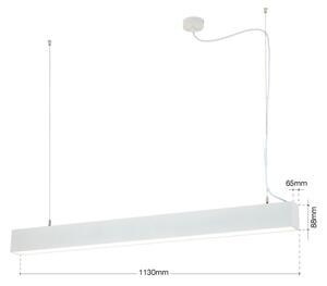 Orion - Plafonieră/Lampă suspendată LED 2 în 1 PALKKI LED/38W/230V 3000/4000/5000K albă
