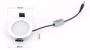 Orion - Corp de iluminat încastrat reglabil OFFICE LED/10W/230V 3000/4000/6000K UGR<19 IP44