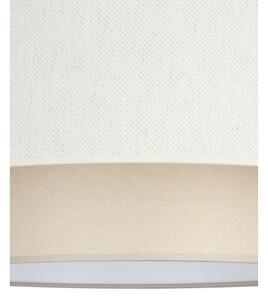 Lustră suspendată pe cablu NATIA 1xE27/60W/230V, diametru 45 cm, crem