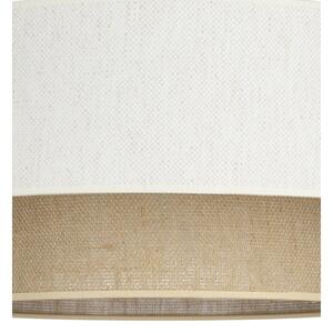 Lampă de tavan NATIA, 1x E27, 60 W, 230 V, diametru 45 cm, alb/maro