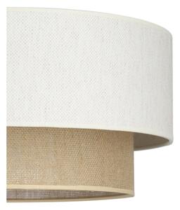 Lampă de tavan NATIA, 1x E27, 60 W, 230 V, diametru 45 cm, alb/maro