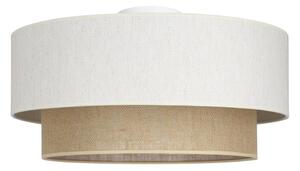 Lampă de tavan NATIA, 1x E27, 60 W, 230 V, diametru 45 cm, alb/maro