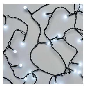 Ghirlandă luminoasă LED de exterior, 80 LED, 13 m, IP44, alb rece
