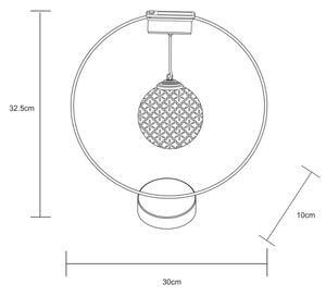 Corp de iluminat solar LED/0,06W/1,2V argintiu IP44 Globo 36618