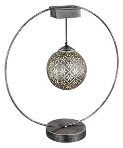 Corp de iluminat solar LED/0,06W/1,2V argintiu IP44 Globo 36618