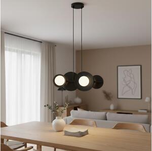 Candelabru suspendat pe cablu MODEL 4xG9/8W/230V, negru