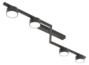 Plafonieră SKAN 4xGX53/12W/230V, neagră