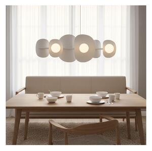 Candelabru pe cablu ELEMENTI 6xG9/8W/230V alb