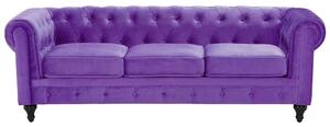 Z0ND0 Canapea 3 locuri Chichester (violet) . 1008733