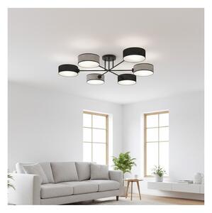 Lustru aplicat MAGA 6xE14/10W/230V negru/gri